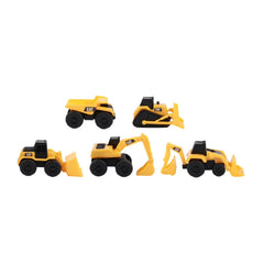 CAT Little Machines 5-Pack Mini Construction Truck Toy Set