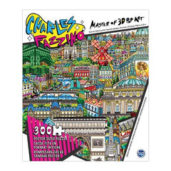 Charles Fazzino Under The Paris Sky 300-Piece Puzzle 20x30 Inch