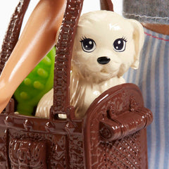Barbie Dolls & Pets Playset with Puppy, Bunny & Accessories