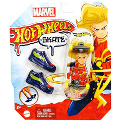 Hot Wheels Skate Captain Marvel Fingerboard & Shoes