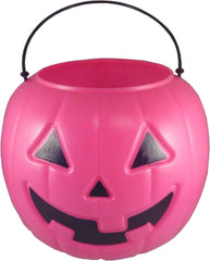 Pink Halloween Pumpkin Candy Bucket | Trick-or-Treat Pail