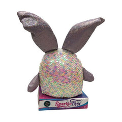Sparkle Pets Bella the Bunny 6-Inch Reversible Sequin Stuffed Animal