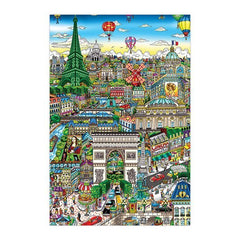 Charles Fazzino Under The Paris Sky 300-Piece Puzzle 20x30 Inch