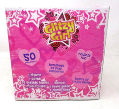 KS Toys Glitzy Girl Small Styling Head | 50-Piece Play Set