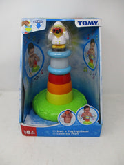 TOMY Stack n Play Lighthouse Bath Toy with Light & Sound