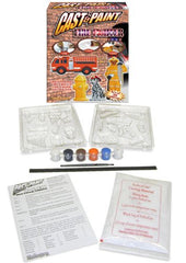 Cast & Paint Fire Fighter Craft Kit — Creative Kids Activity with Magnets