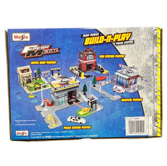 Maisto Fresh Metal Build-n-Play Police Station Playset