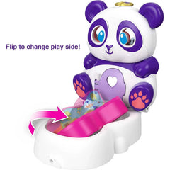 Polly Pocket Flip & Find Panda Compact with Micro Doll & Accessories