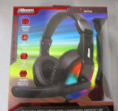 2BOOM Gaming Headset with LED Lights & High-Sensitivity Mic
