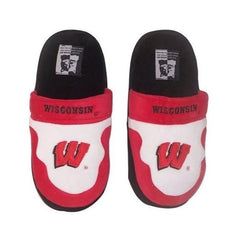 Comfy Feet Wisconsin Badgers Slip-On Slippers