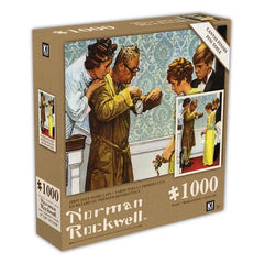 KI Puzzle Norman Rockwell First Date Home Late 1000-Piece Jigsaw