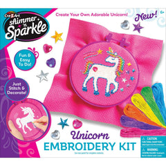 Cra-Z-Art Shimmer 'n Sparkle Unicorn DIY Embroidery Kit