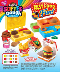 Cra-Z-Art Softee Dough Fast Food Fun Playset