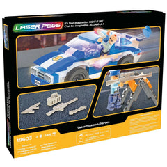 Laser Pegs Pursuit Car Light-Up Building Set