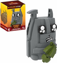 Basic Fun Exploding Kittens Dynamite Cat Buildable Figure | 142 Pieces