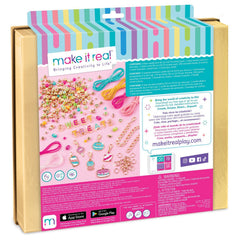 Make It Real Sweet Treats DIY Charm Bracelet Kit – 280pc
