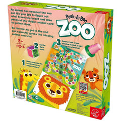 Roo Games Peek-A-Boo Zoo | Color & Reasoning Game for Toddlers