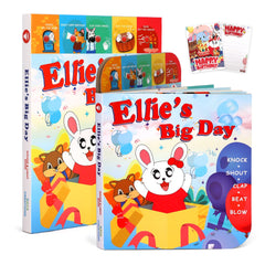 Reca Creations Birthday Sound Book with Candle Blow-Out Lights