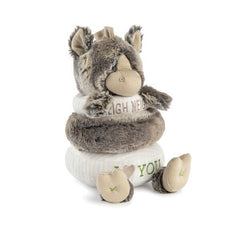 DEMDACO Neigh Neigh Horse Stackable Rings Plush, 9 Inch