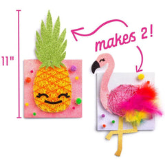 Craft-tastic Tropical String Art Kit — Flamingo & Pineapple Craft Set