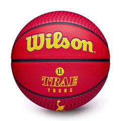Wilson NBA Trae Young Atlanta Hawks Outdoor Basketball Size 7
