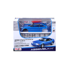 Maisto 1993 Ford Mustang SVT Cobra 1:24 Scale Assembly Kit