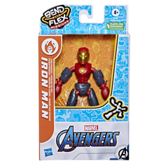Hasbro Marvel Iron Man Bend & Flex Fire Mission Action Figure 6-Inch