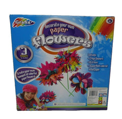 Grafix Decorate Your Own Paper Flowers Craft Kit
