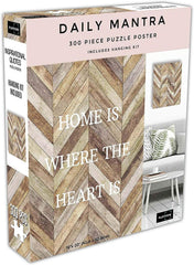 Playview KI Home is Where The Heart Is 300-Piece Décor Puzzle Kit