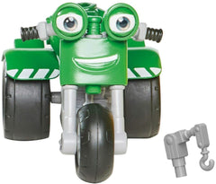 TOMY Ricky Zoom DJ 3" Action Figure | Free-Wheeling Green Toy Bike