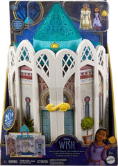 Mattel Disney Wish Rosas Castle Dollhouse Playset with 2 Mini Dolls