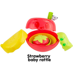 Lamaze Stack & Nest Fruit Pals – Sensory Stacking Toy for Babies