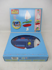 AMAV Fun Bricks Sailboat Building Set – 32 Pieces