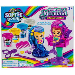 Cra-Z-Art Softee Dough Sparkling Mermaid Salon Playset