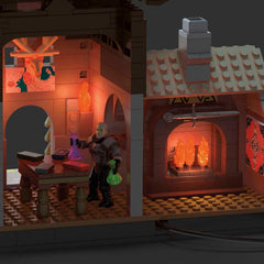 MEGA The Witcher Building Set – Corvo Bianco & Griffin 431 Pieces