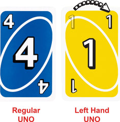 Mattel UNO Card Game – Left-Handed Edition in Collectible Tin