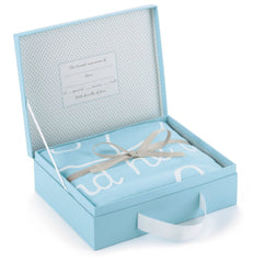 Hallmark Loved Baby Boy Soft Blue Security Blanket
