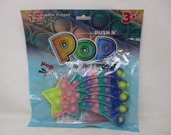 Push N' Pop Bubble Fidget Star – Satisfying Sensory Pop Toy