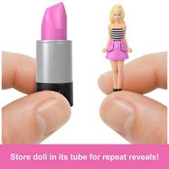 Barbie Mini BarbieLand Fashionistas Doll in Lipstick Tube | Surprise Reveal