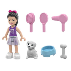 MEGA Barbie Puppy Bath Time 30-Piece Building Kit