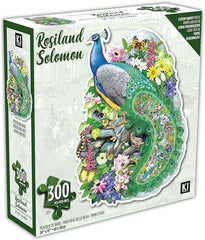 KI Puzzle Peacocks of India 300 Piece Shaped