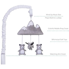 Trend Lab Forest Mountain Musical Mobile for Newborns