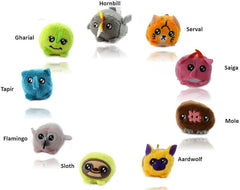 Micro Zoo Mini Plush Blind Box 5-Pack – Collectible Zoo Animals
