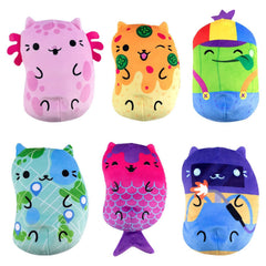 Cats vs Pickles Chonks Gold Wave Mystery Plush 6"