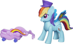 Hasbro My Little Pony Zoom N Go Rainbow Dash Figure with Cart