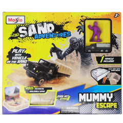 Maisto Sand Adventure Mummy Escape Die-Cast Truck & Moldable Sand Set