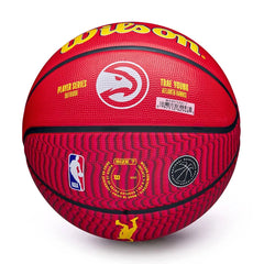 Wilson NBA Trae Young Atlanta Hawks Outdoor Basketball Size 7