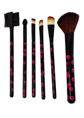 Cherry Blush Fashion Makeup Brush Set – Travel-Ready Collection