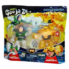 Goo Jit Zu Disney Pixar Buzz vs Zyclops Squishy Hero 2-Pack