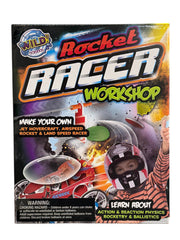 Tedco Toys Rocket Racer – Balloon-Powered Land & Air Racing Set